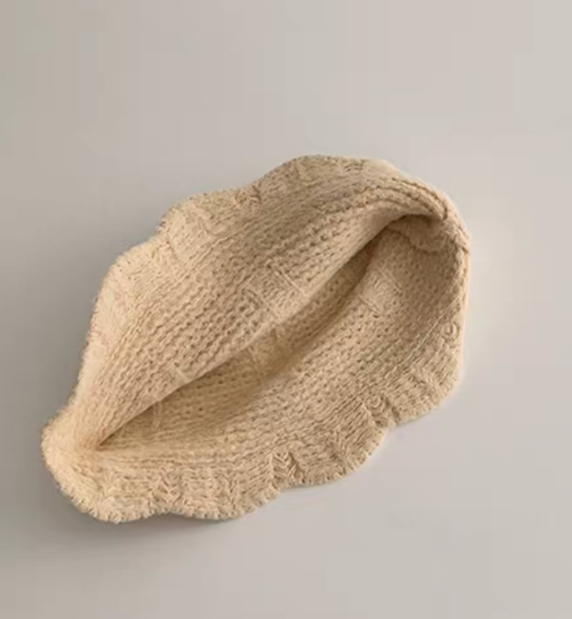 Soft Knit Bow Bucket Hat