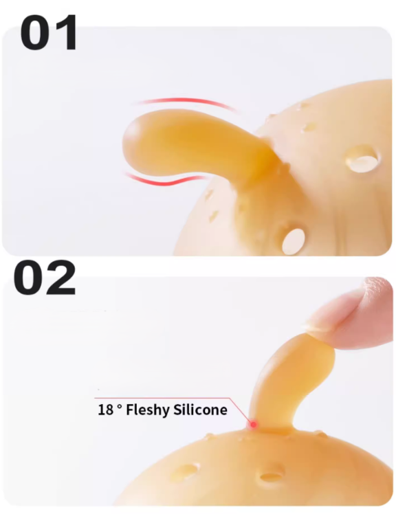 Little Mushroom Silicone Teether