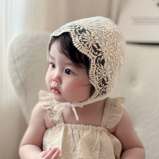 Christening Lace Bonnet