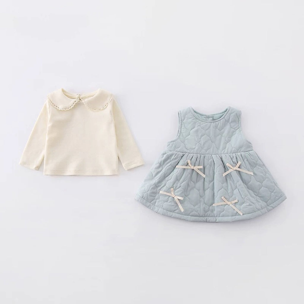 Quilted Winter Dress Set
