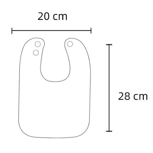 2-Pack Pure Cotton Baby Bibs