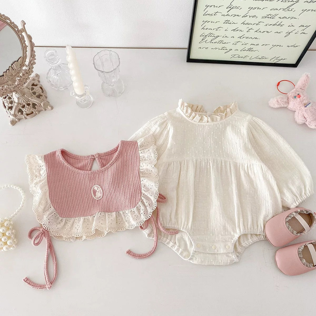 Rose Princess Baby Romper Set