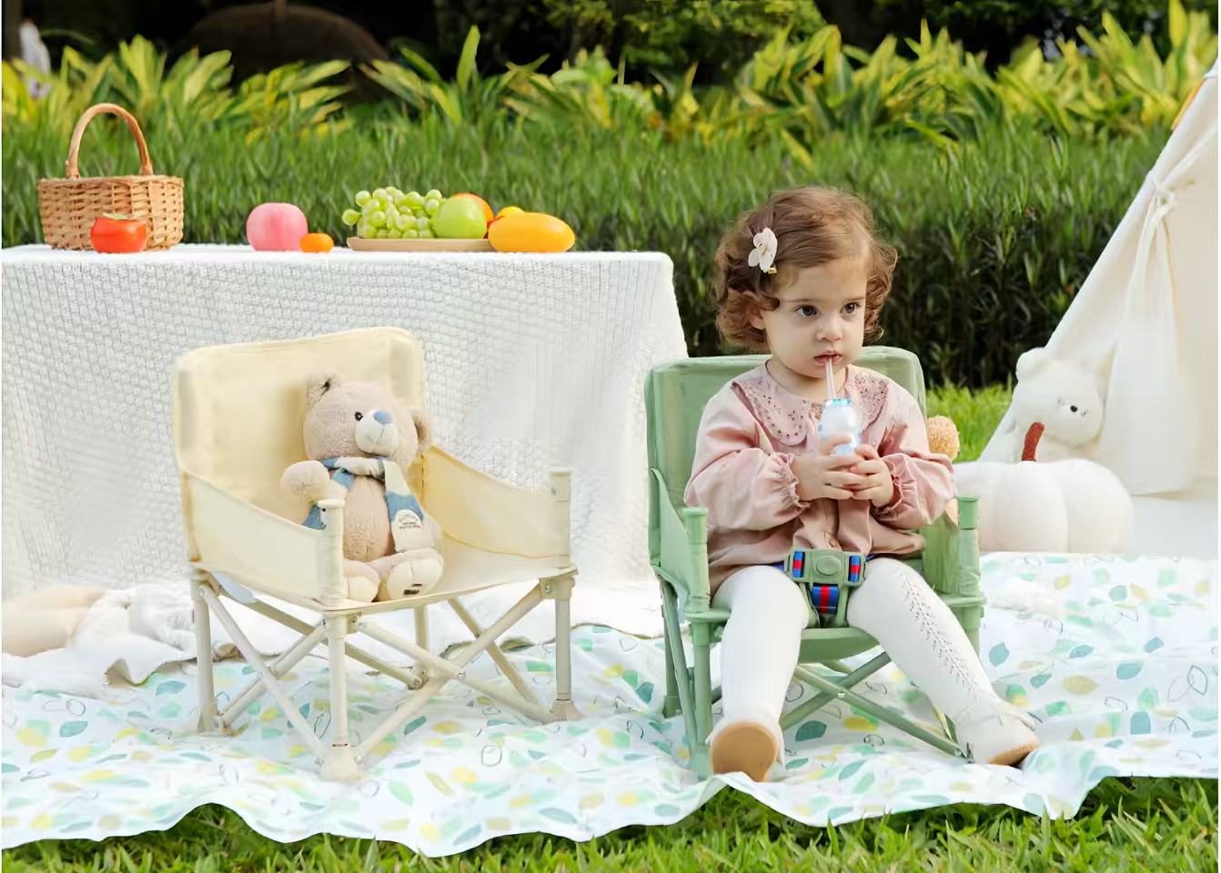 Portable Foldable Baby Booster Seat