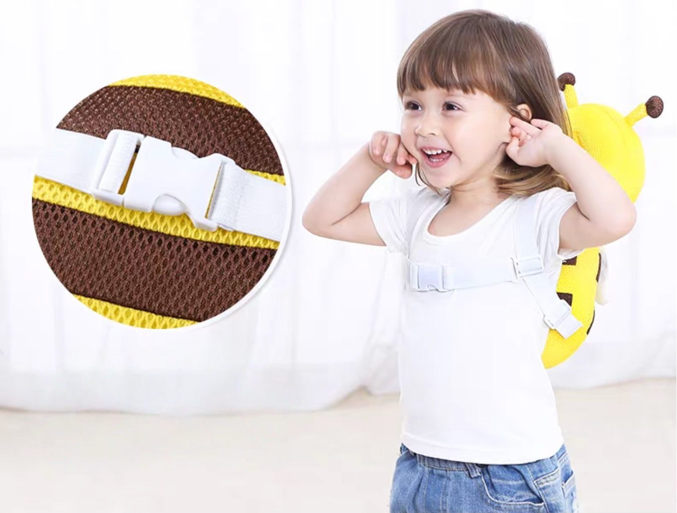 Baby Head Protection Cushion Backpack