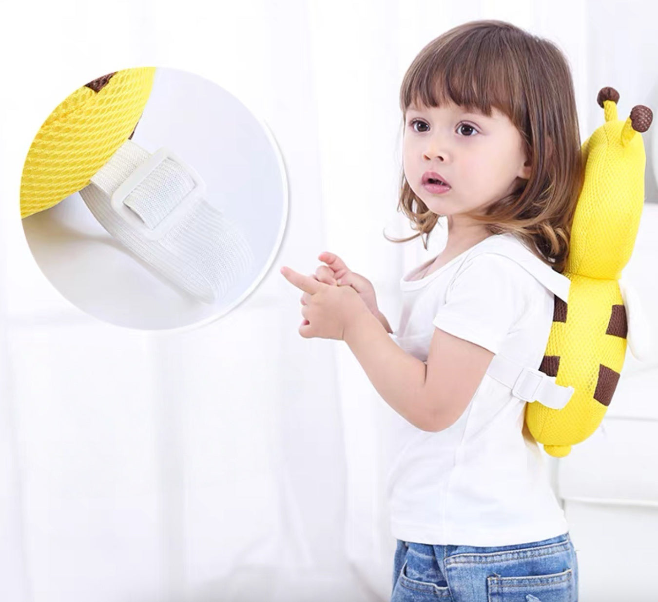 Baby Head Protection Cushion Backpack