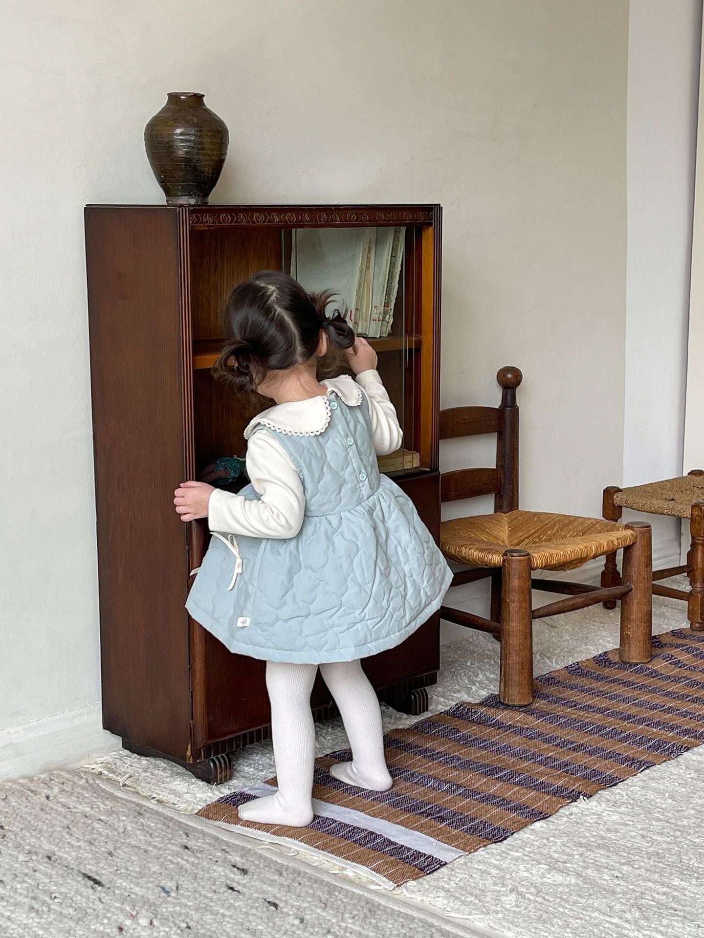 Quilted Winter Dress Set