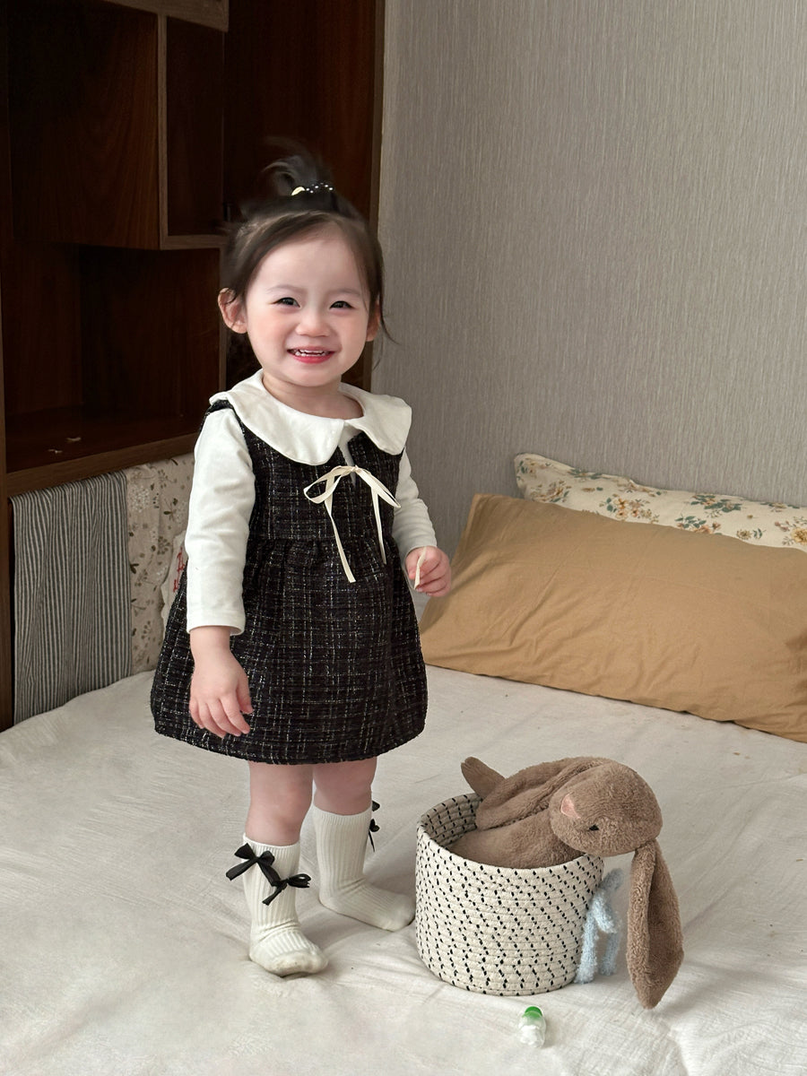 Peter Pan Collar Baby Dress Set
