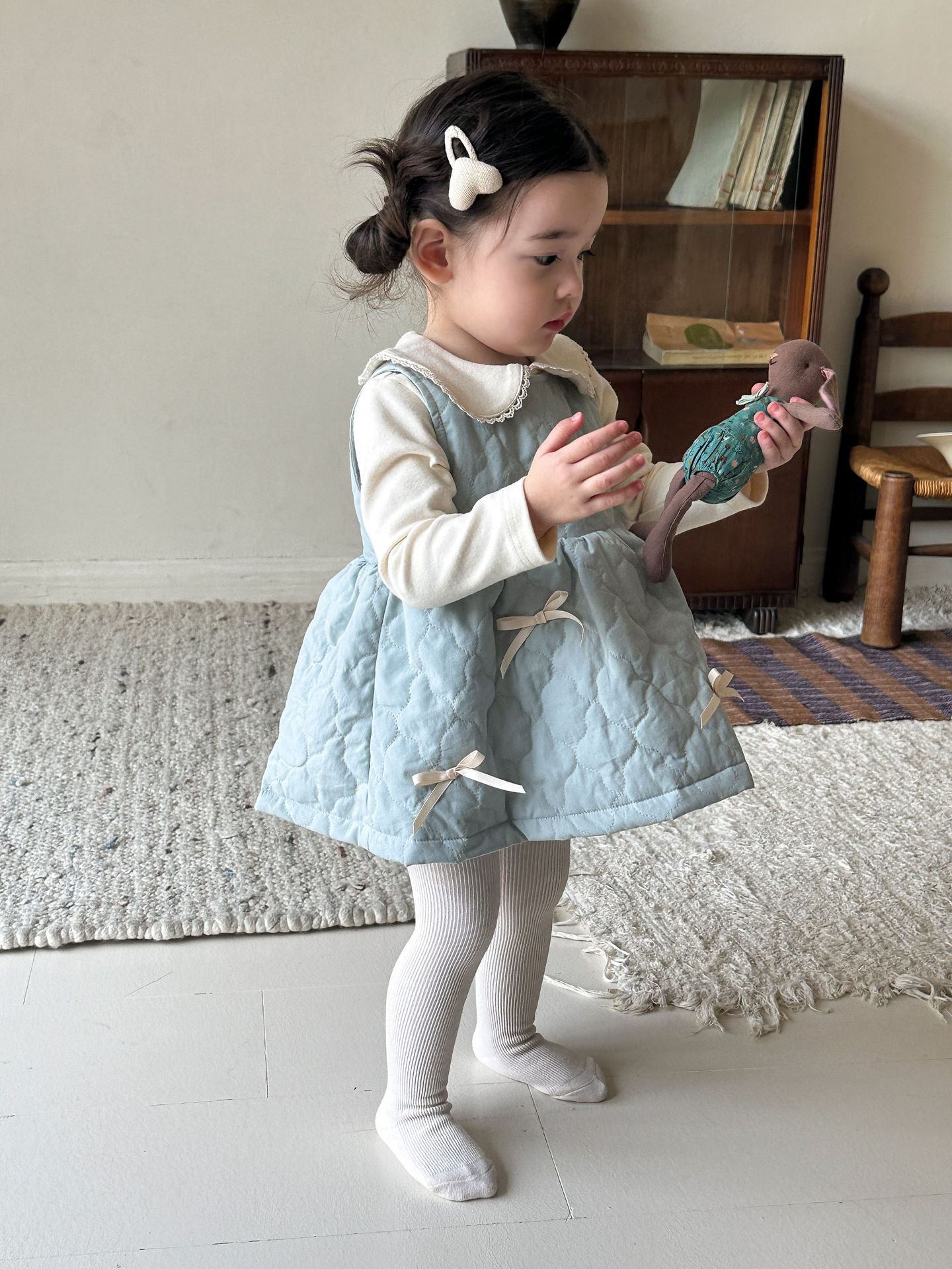 Quilted Winter Dress Set