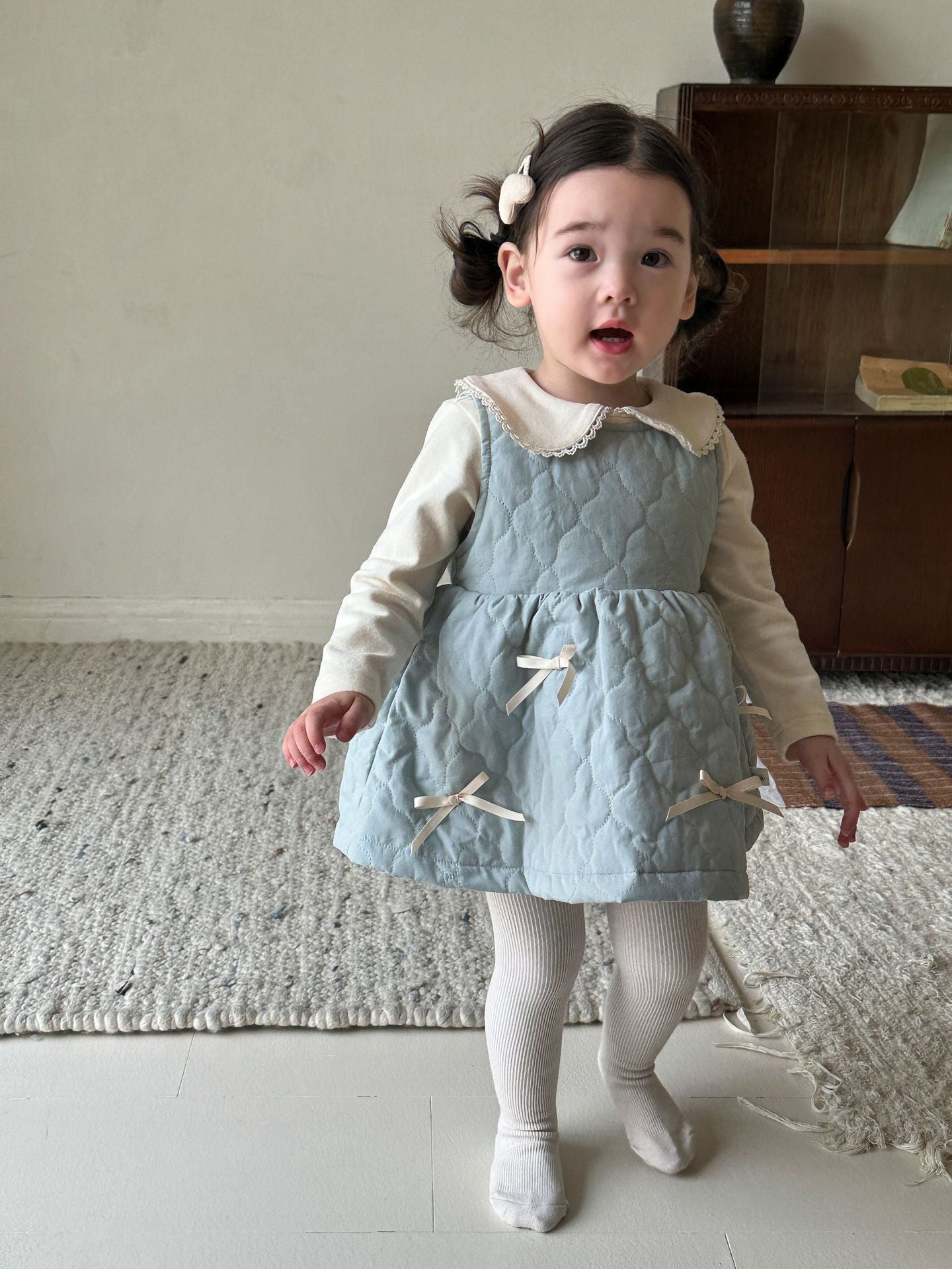 Quilted Winter Dress Set