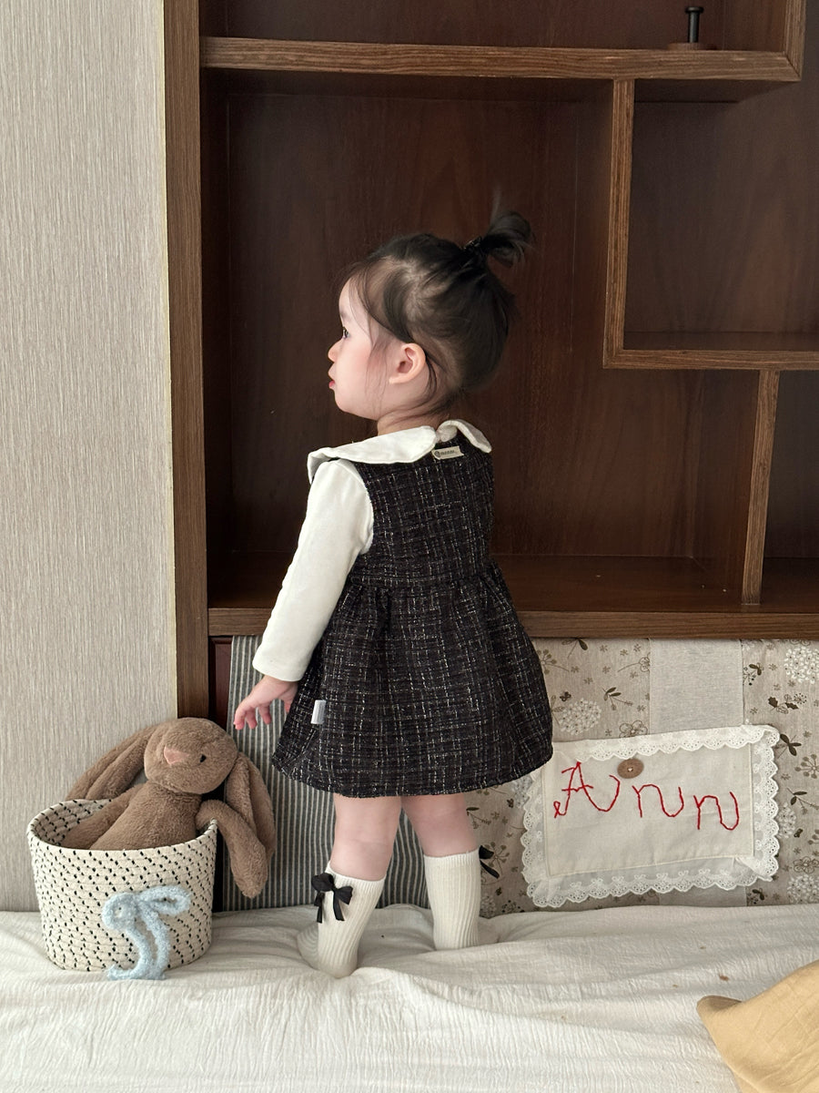 Peter Pan Collar Baby Dress Set