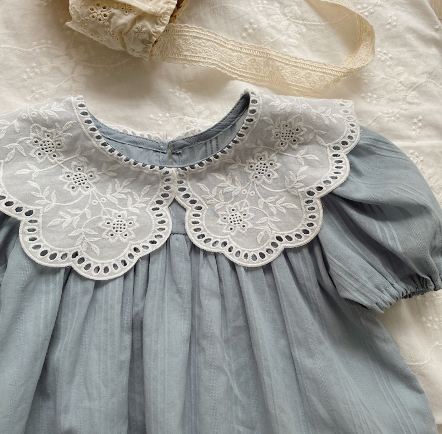Vintage Lace Collar Dress