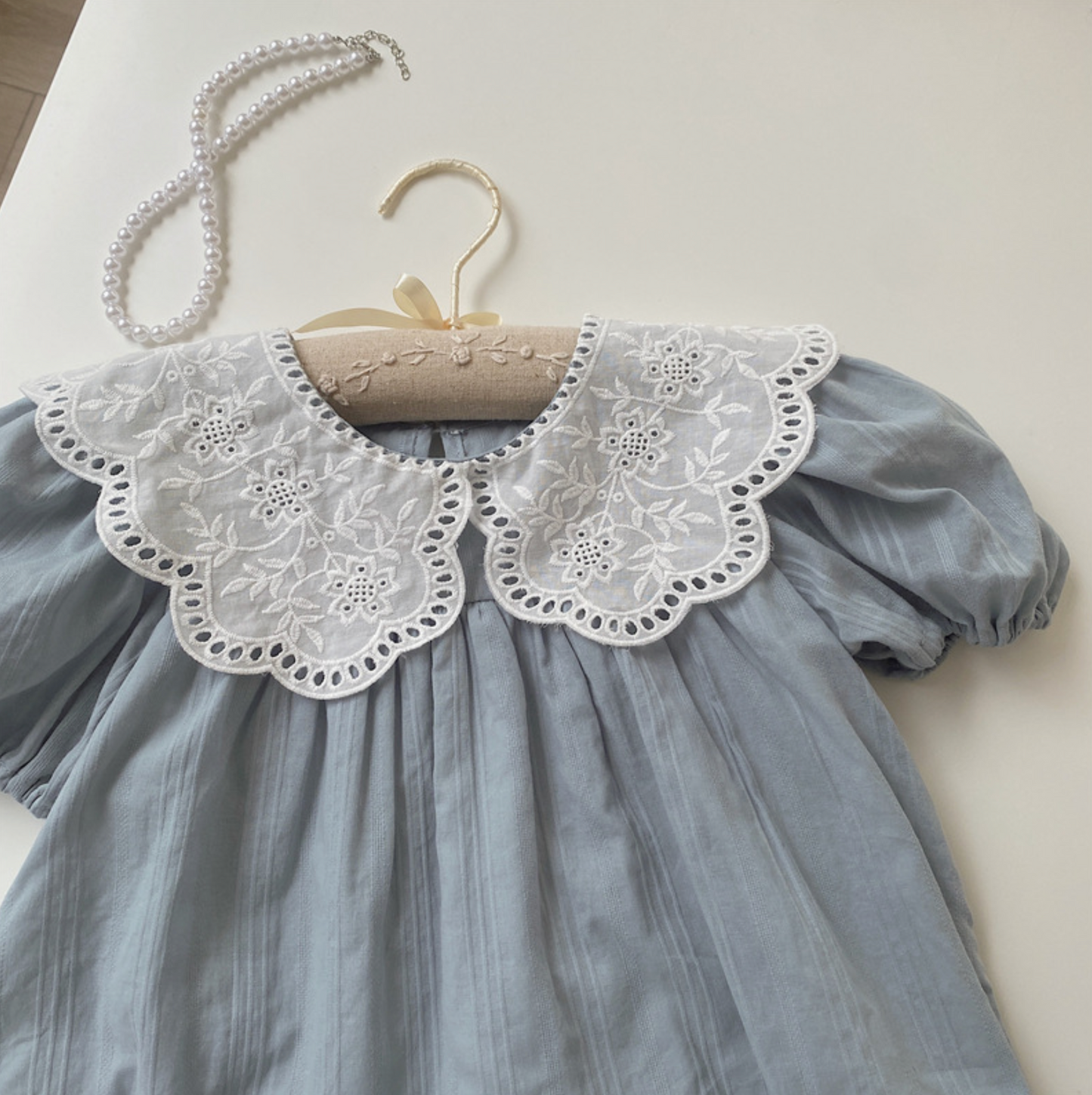 Vintage Lace Collar Dress