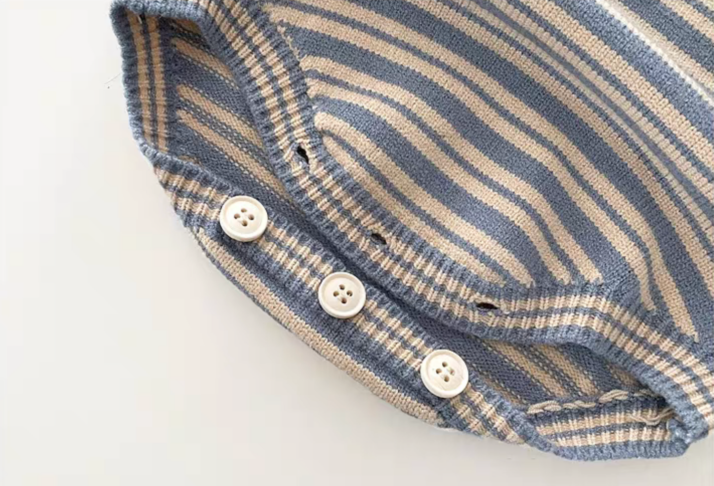 Knitted Stripe Playsuit