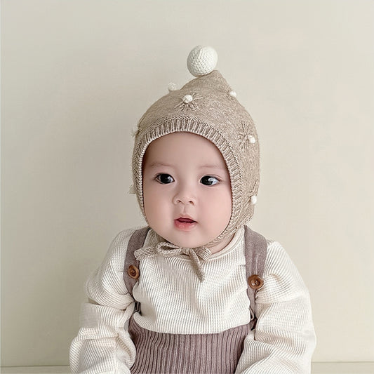 Vintage Pearl Baby Bonnet